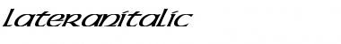 Download LateranItalic Font Download LateranItalic Font