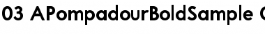 Download A Pompadour Bold Sample Font Download A Pompadour Bold Sample Font
