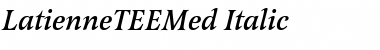 Download LatienneTEEMed Font Download LatienneTEEMed Font