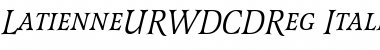 Download LatienneURWDCDReg Font Download LatienneURWDCDReg Font