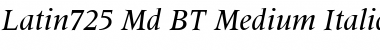 Download Latin725 Md BT Font Download Latin725 Md BT Font