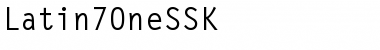 Download Latin7OneSSK Font Download Latin7OneSSK Font