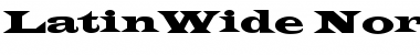 Download LatinWide Font Download LatinWide Font