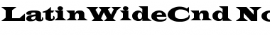 Download LatinWideCnd-Normal Font Download LatinWideCnd-Normal Font