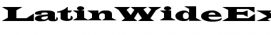 Download LatinWideExt-Normal Font Download LatinWideExt-Normal Font