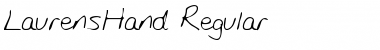 Download LaurensHand Font Download LaurensHand Font