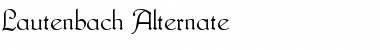 Lautenbach Alternate Font