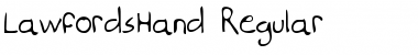 Download LawfordsHand Font Download LawfordsHand Font