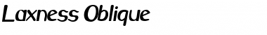 Download Laxness Font Download Laxness Font
