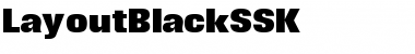 Download LayoutBlackSSK Font Download LayoutBlackSSK Font
