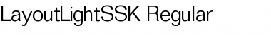 Download LayoutLightSSK Font Download LayoutLightSSK Font
