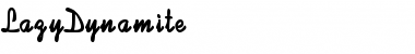 Download LazyDynamite Font Download LazyDynamite Font