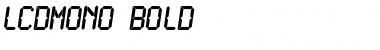 Download LCDMono Font Download LCDMono Font