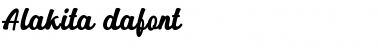 Download Alakita Font Download Alakita Font