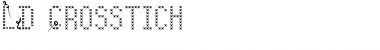 Download LD Crosstich Font Download LD Crosstich Font