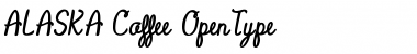 Download ALASKA Coffee Font Download ALASKA Coffee Font