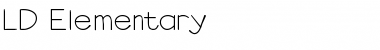 Download LD Elementary Font Download LD Elementary Font
