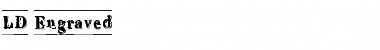Download LD Engraved Font Download LD Engraved Font