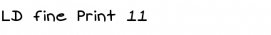 Download LD Fine Print 11 Font Download LD Fine Print 11 Font