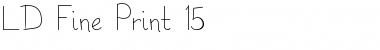Download LD Fine Print 15 Font Download LD Fine Print 15 Font