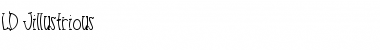 Download LD Jillustrious Font Download LD Jillustrious Font