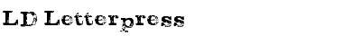 Download LD Letterpress Font Download LD Letterpress Font