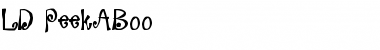 Download LD PeekABoo Font Download LD PeekABoo Font