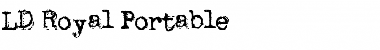 Download LD Royal Portable Font Download LD Royal Portable Font