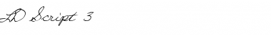 Download LD Script 3 Font Download LD Script 3 Font