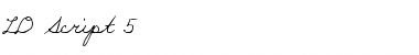 Download LD Script 5 Font Download LD Script 5 Font
