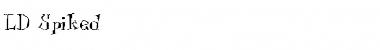 Download LD Spiked Font Download LD Spiked Font