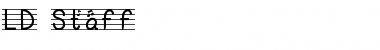 Download LD Staff Font Download LD Staff Font