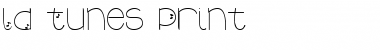 Download LD Tunes Print Font Download LD Tunes Print Font