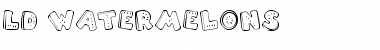 Download LD Watermelons Font Download LD Watermelons Font