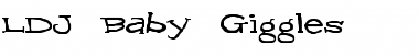 Download LDJ Baby Giggles Font Download LDJ Baby Giggles Font
