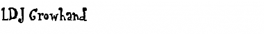Download LDJ Crowhand Font Download LDJ Crowhand Font