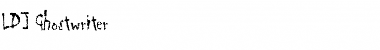 Download LDJ Ghostwriter Font Download LDJ Ghostwriter Font