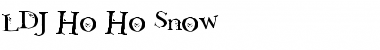 Download LDJ Ho Ho Snow Font Download LDJ Ho Ho Snow Font