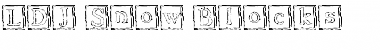 Download LDJ Snow Blocks Font Download LDJ Snow Blocks Font