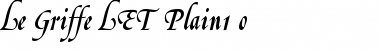 Download Le Griffe LET Font Download Le Griffe LET Font