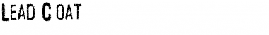 Download Lead Coat Font Download Lead Coat Font