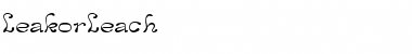 Download LeakorLeach Font Download LeakorLeach Font