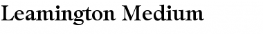 Download Leamington-Medium Font Download Leamington-Medium Font