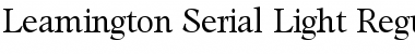 Download Leamington-Serial-Light Font Download Leamington-Serial-Light Font