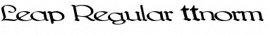 Download Leap Font Download Leap Font
