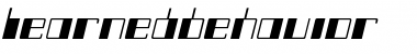 Download LearnedBehavior Font Download LearnedBehavior Font