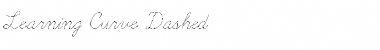 Download Learning Curve Dashed Font Download Learning Curve Dashed Font