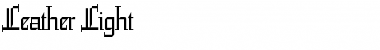 Download Leather Light Font Download Leather Light Font