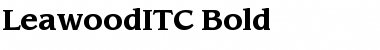 Download LeawoodITC Font Download LeawoodITC Font