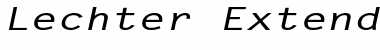 Download Lechter Extended Font Download Lechter Extended Font